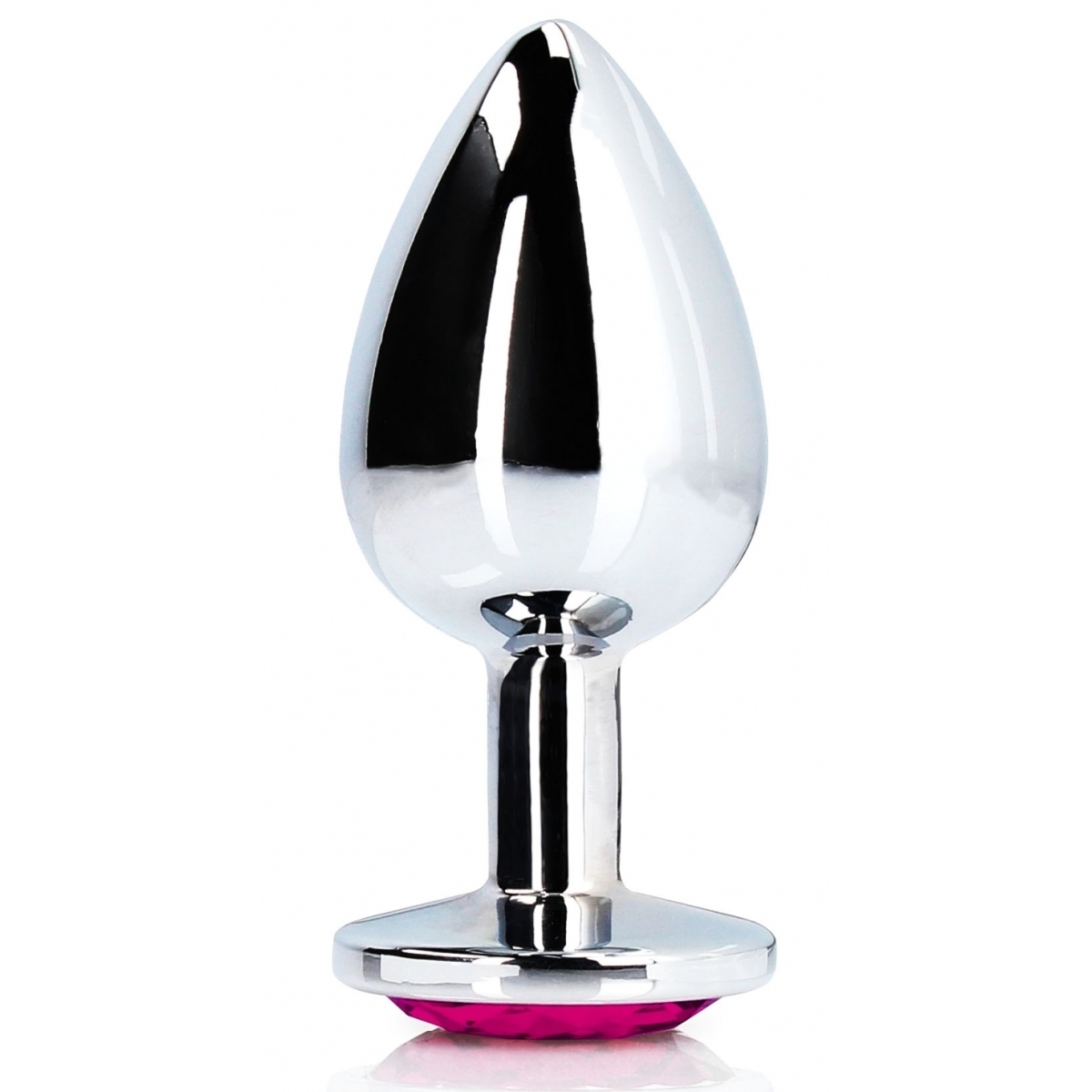 bijou anal heart gem s 6 x 26cm argente rose 4