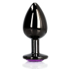 bijou anal heart gem s 6 x 26cm noir violet 1