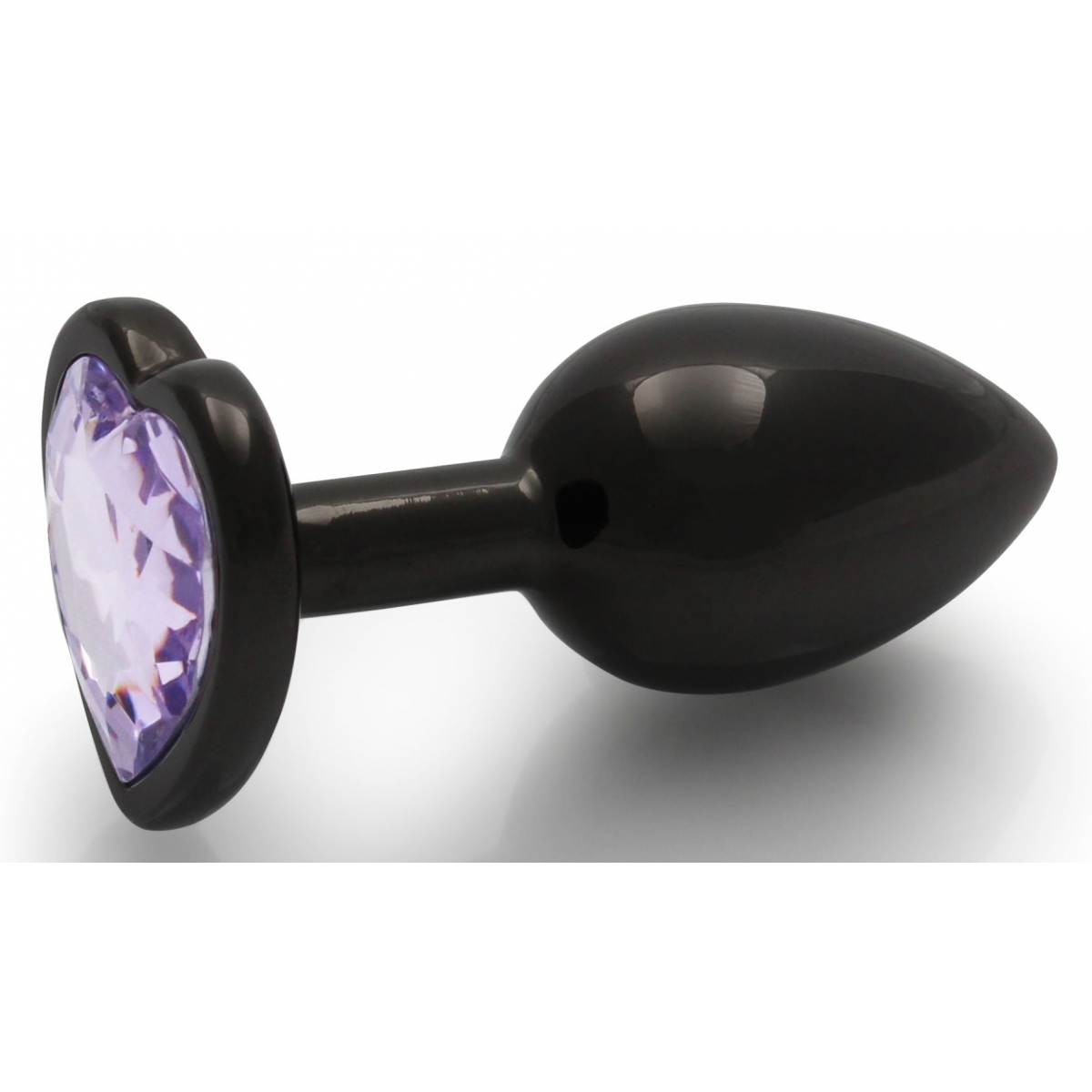 bijou anal heart gem s 6 x 26cm noir violet 3