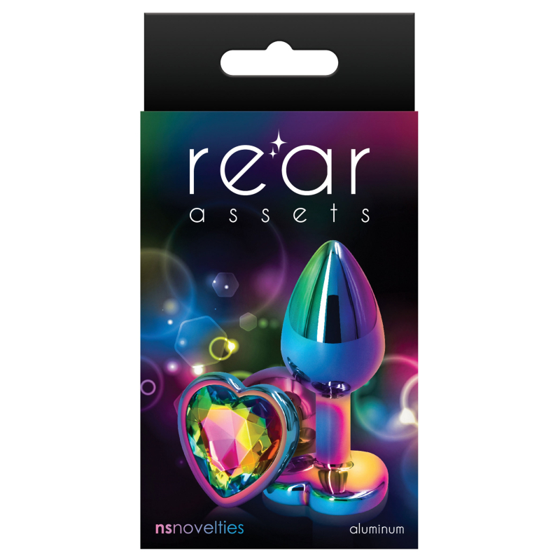 bijou anal heart rainbow s 6 x 27cm 1