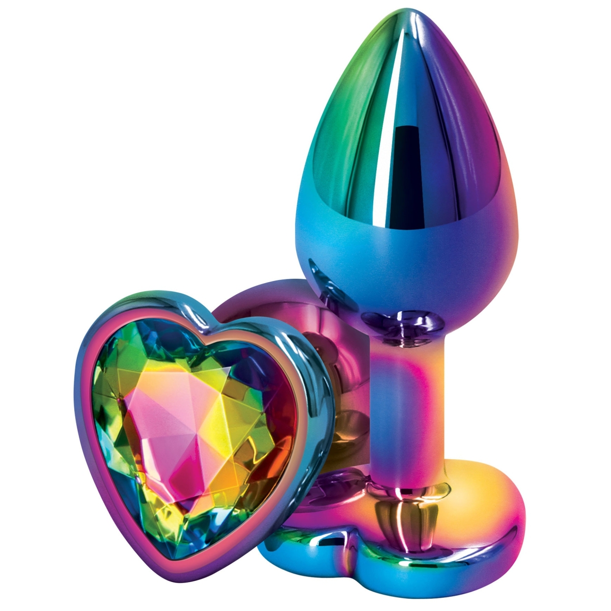 bijou anal heart rainbow s 6 x 27cm