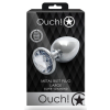 bijou-anal-round-gem-l-8-x-4cm-argente-transparent- bijou anal round gem l 8 x 4cm argente transparent 1 5