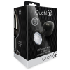 bijou anal round gem l 8 x 4cm noir transparent 1