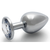 bijou-anal-round-gem-m-7-x-33-cm-argente-transparent bijou anal round gem m 7 x 33 cm argente transparent