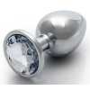 bijou-anal-round-gem-m-7-x-33-cm-argente-transparent bijou anal round gem m 7 x 33 cm argente transparent 3