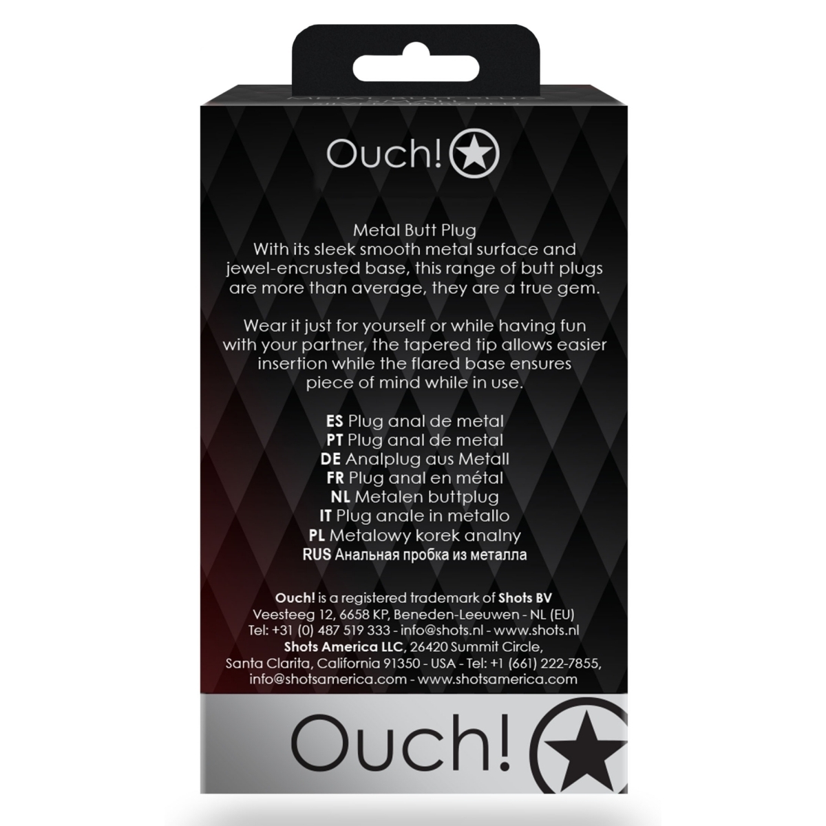 bijou anal round gem m 7 x 33 cm argente transparent 5