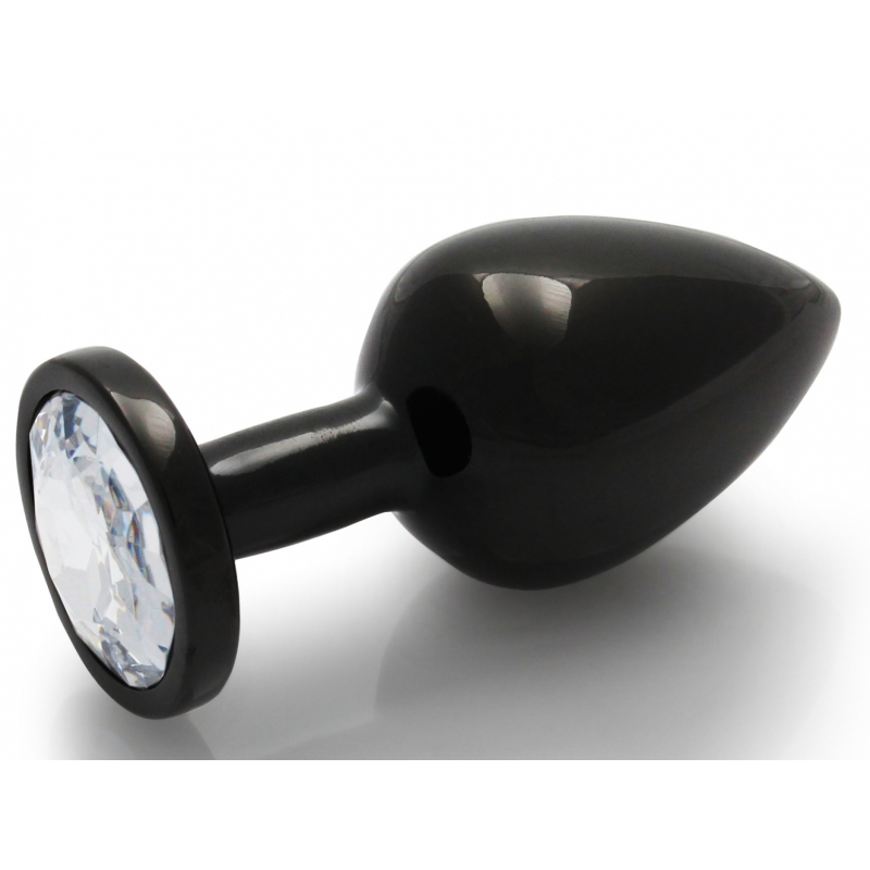 bijou-anal-round-gem-m-7-x-33-cm-noir-transparent bijou anal round gem m 7 x 33 cm noir transparent