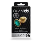 bijou anal round gem s 6 x 26 cm dore vert 5