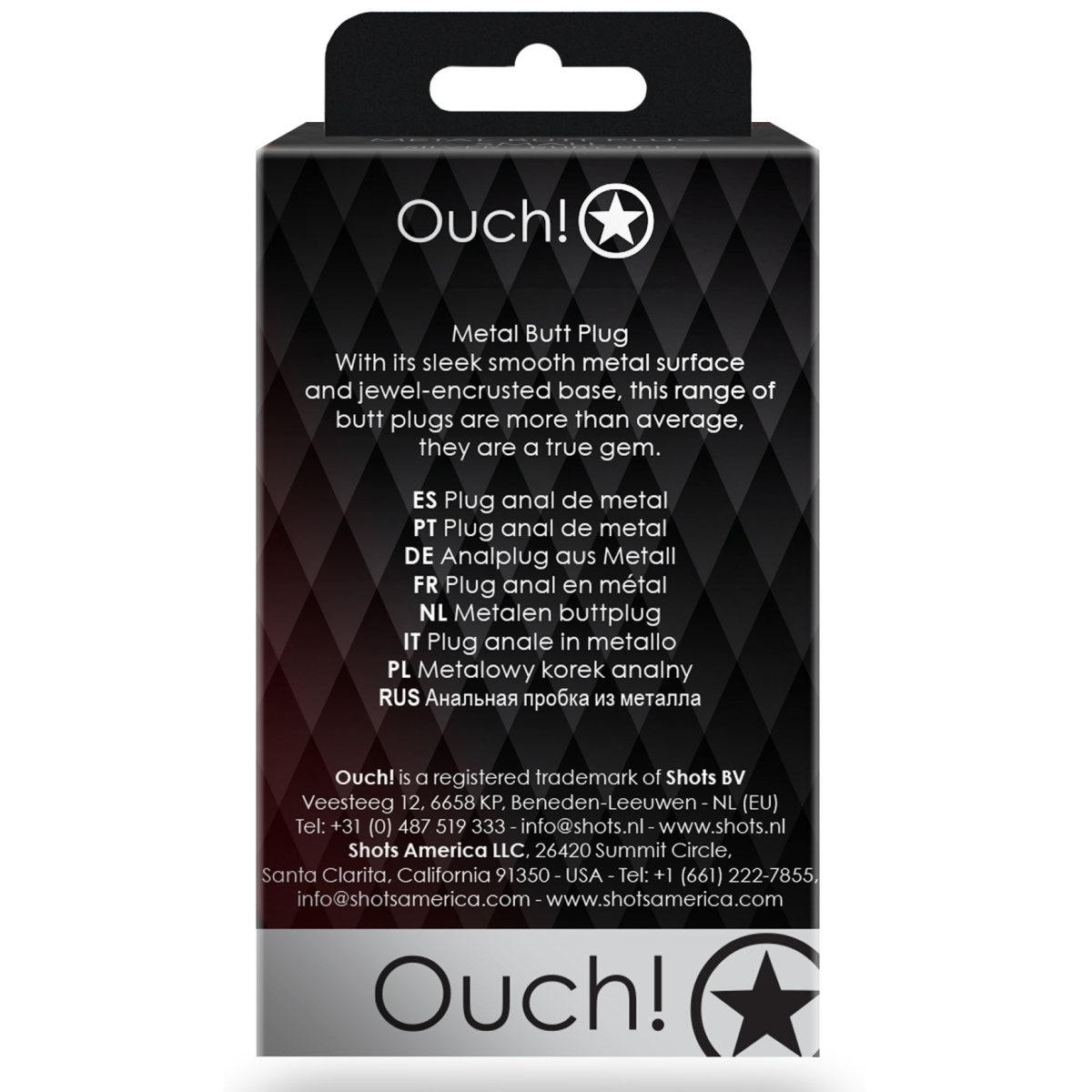 bijou anal round gem s 6 x 26cm argente rouge 5