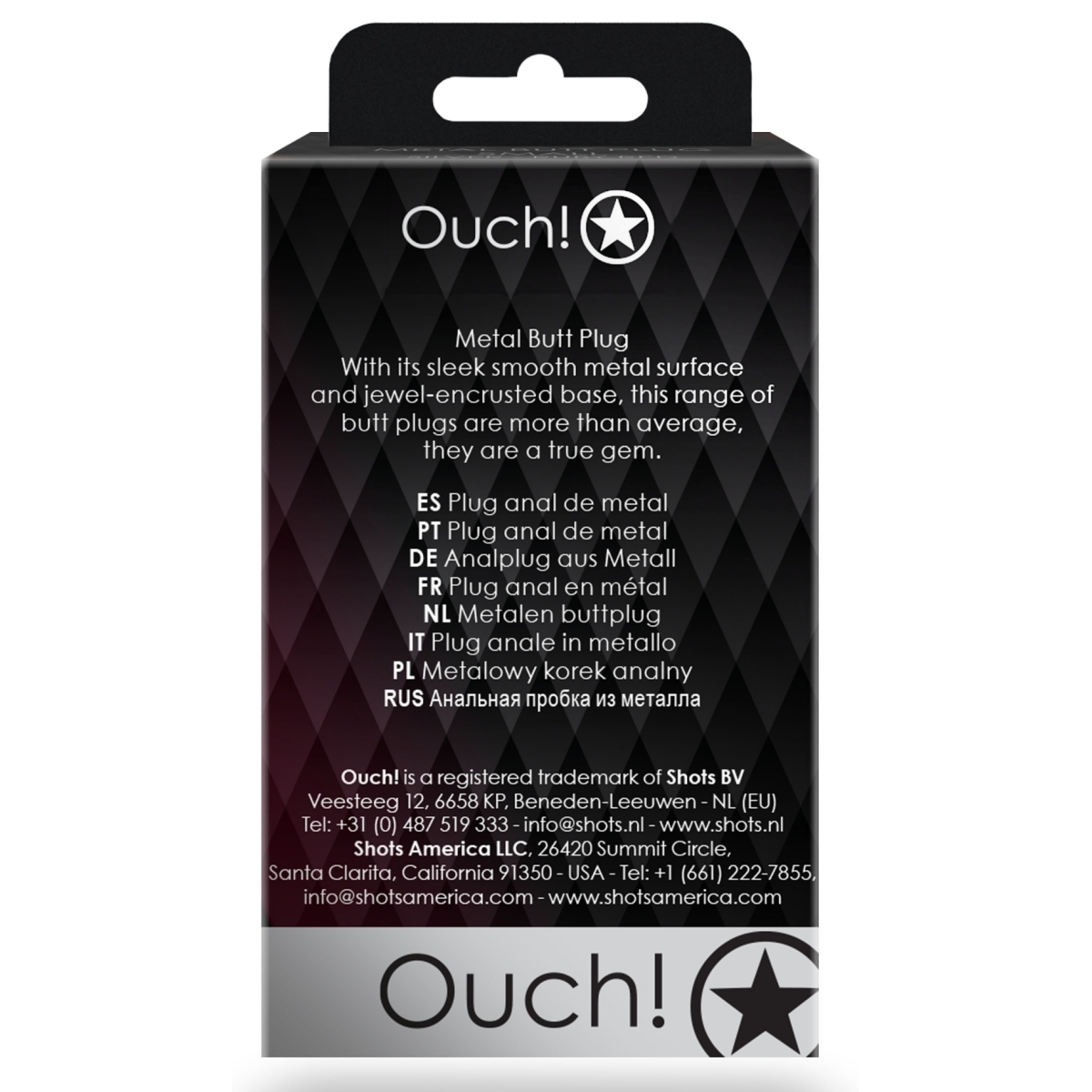 bijou anal round gem s 6 x 26cm noir transparent 5