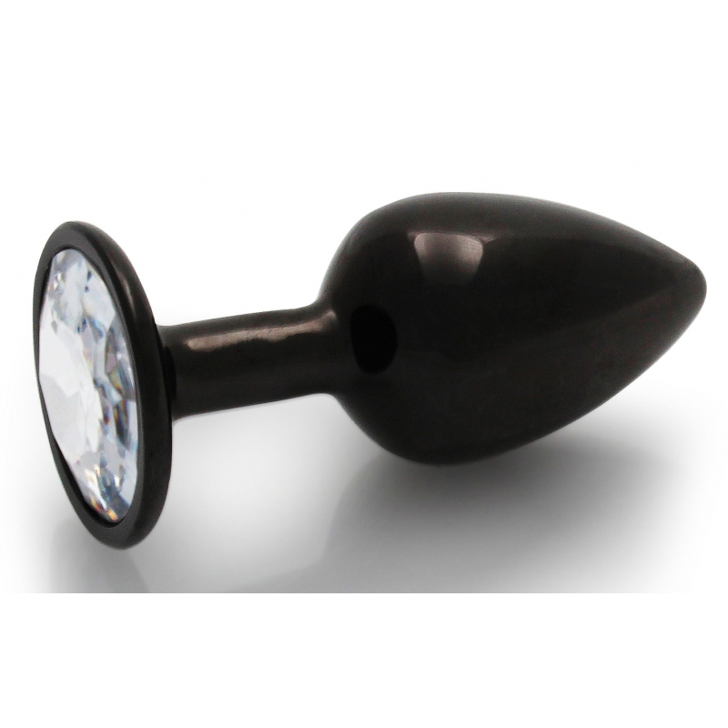 bijou-anal-round-gem-s-6-x-26cm-noir-transparent bijou anal round gem s 6 x 26cm noir transparent