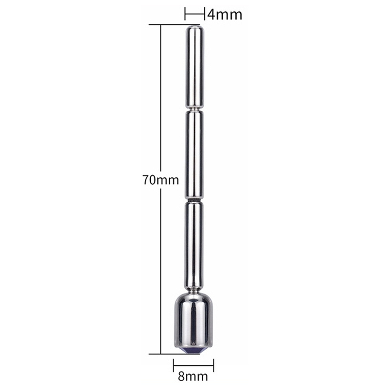 bijou d uretre thin diamond 6cm diametre 4mm bleu 6