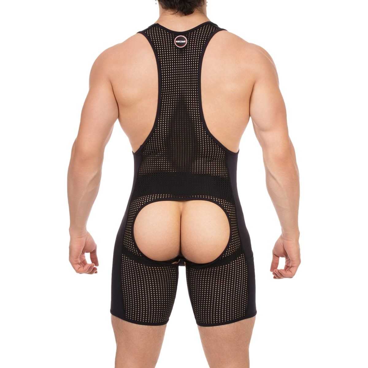 body backless krish noir jaune 1