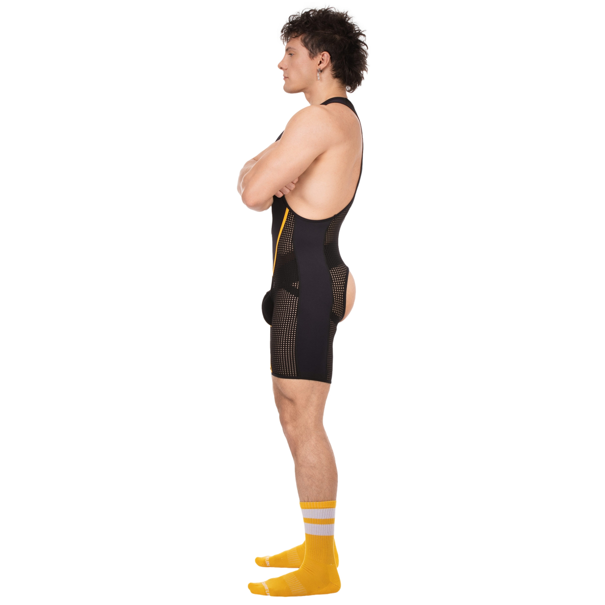 body backless krish noir jaune 3