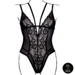 body dentelle double bretelle grande taille carlita noir 4