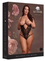 body dentelle grande taille sandra noir 1