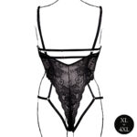 body dentelle grande taille sandra noir 5