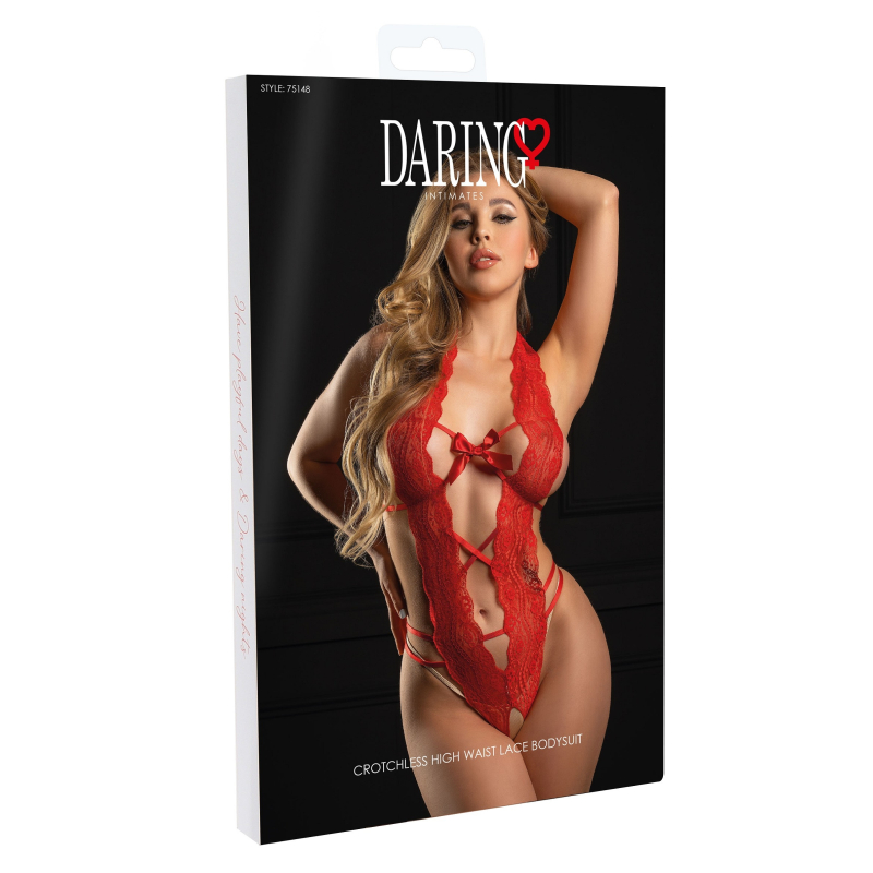 body dentelle opencrotch rouge passion 8