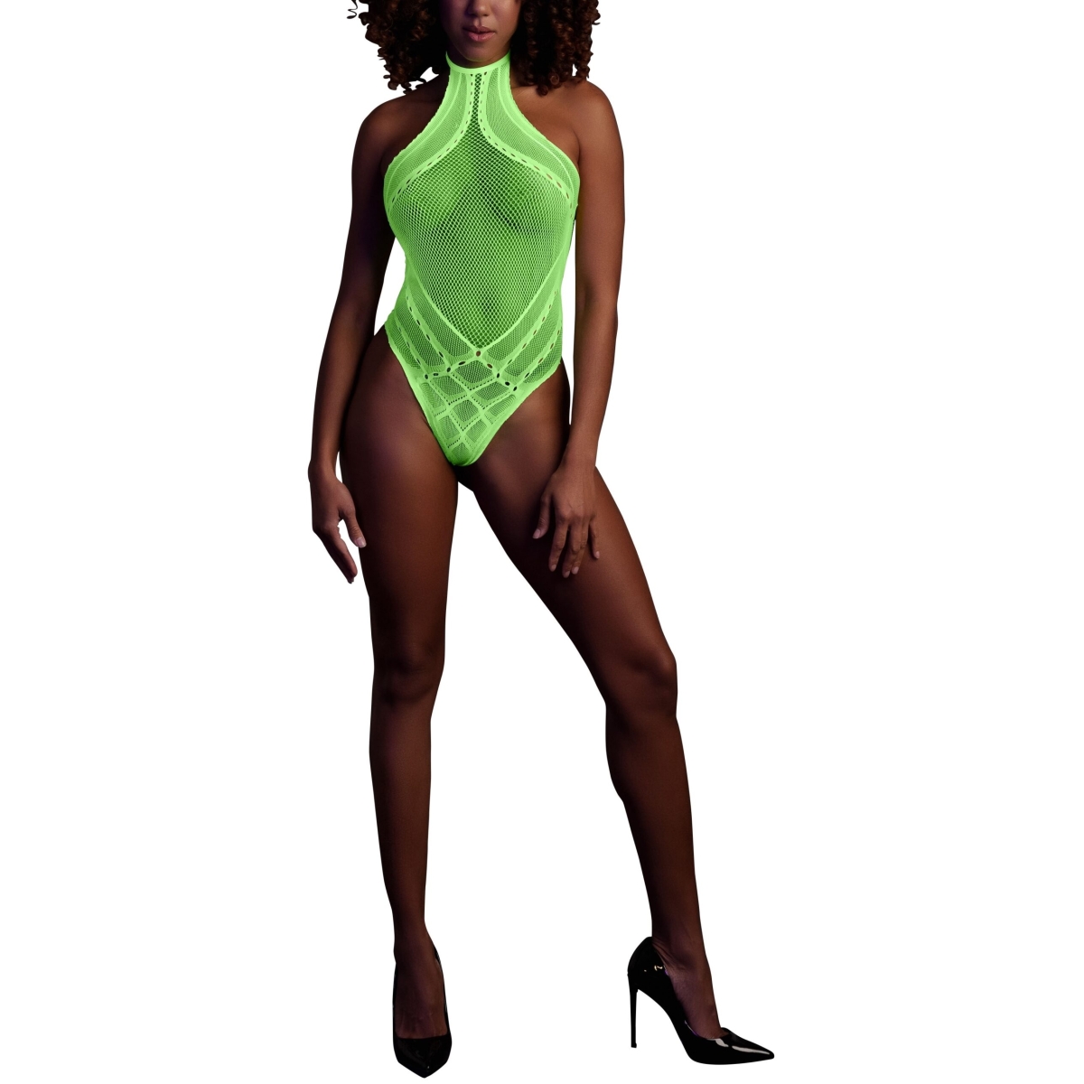 body filet dos nu vert fluo scaled