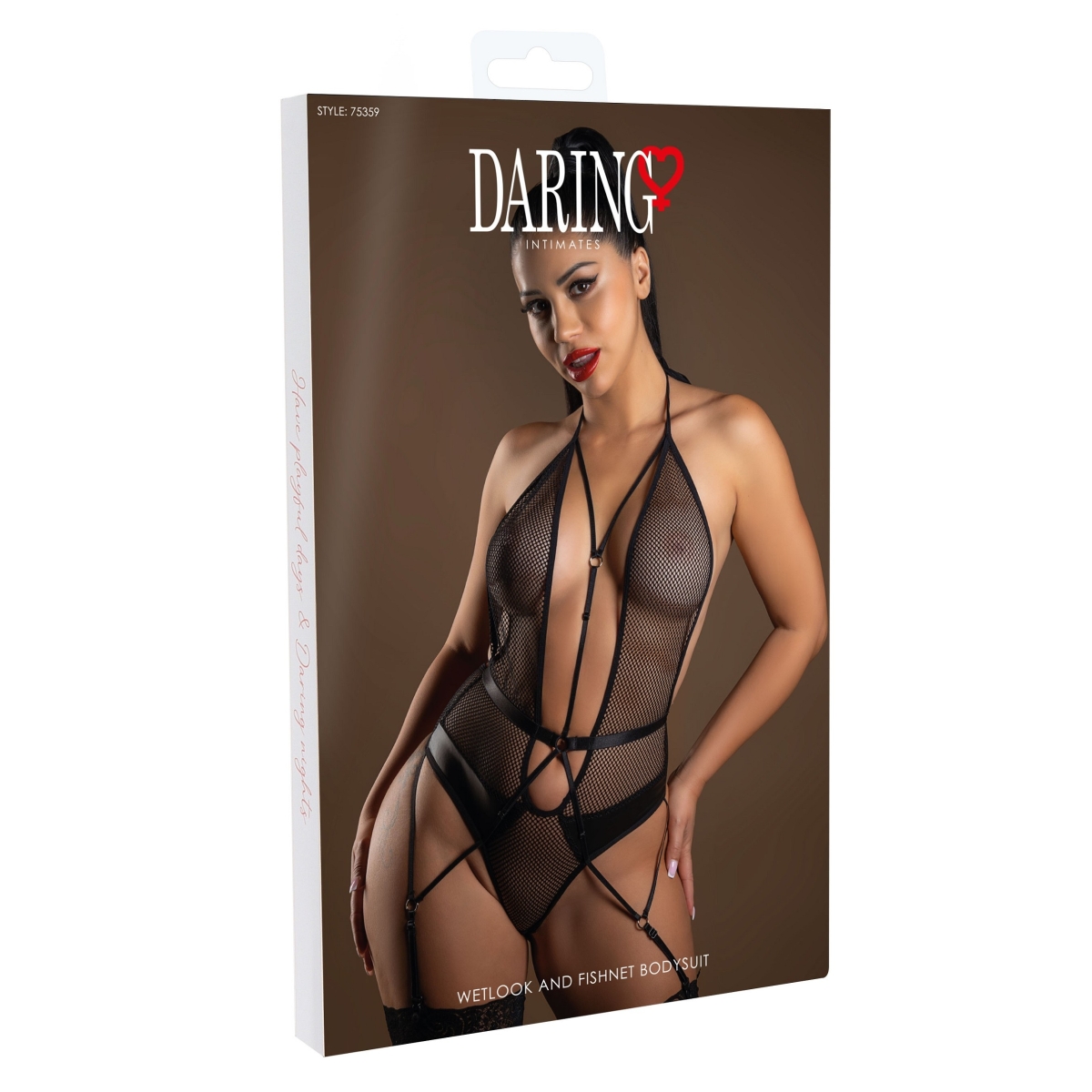 body porte jarretelles fishnet noir 4