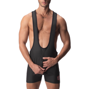 body singlet avec zip dick noir