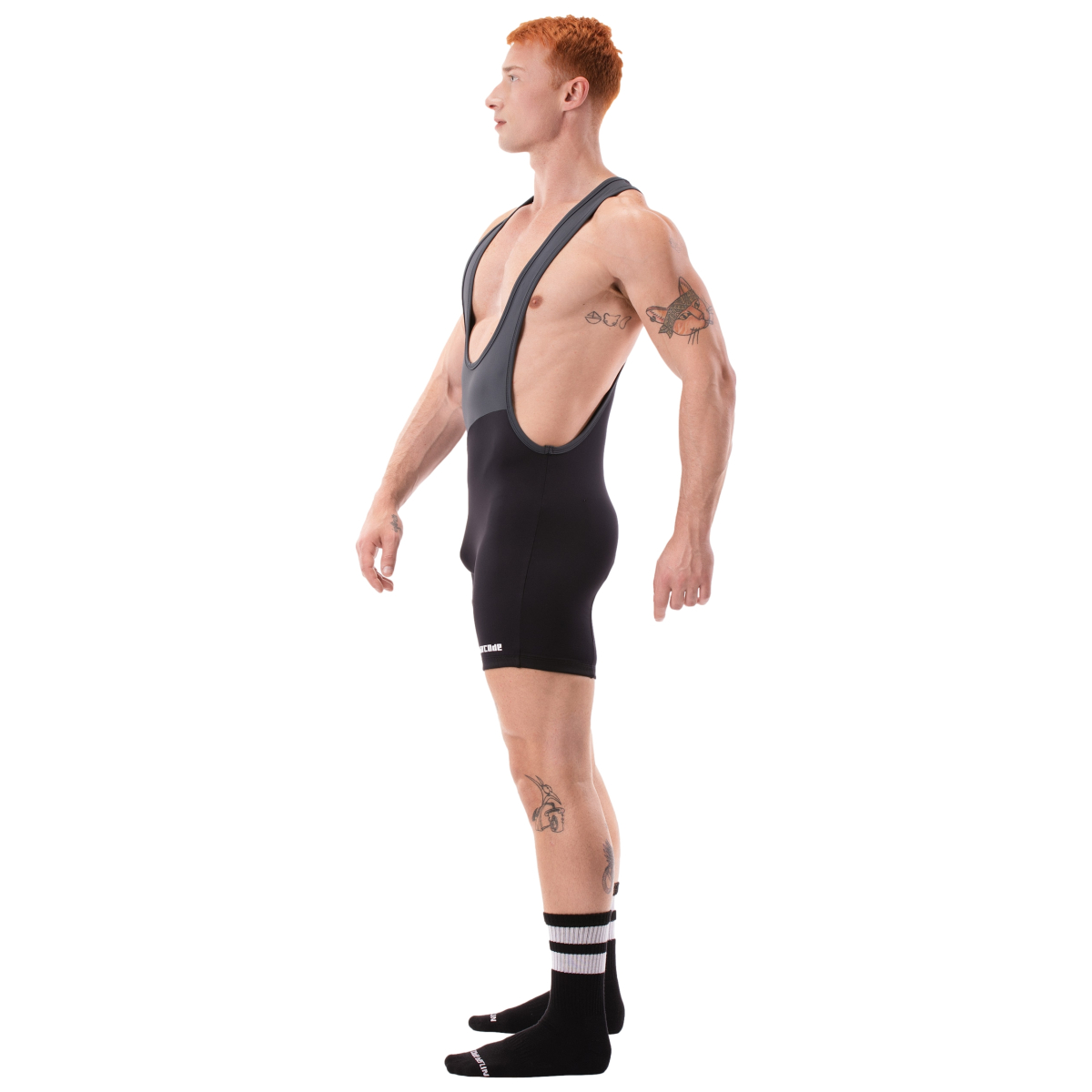 body singlet luckenwalde anthracite noir blanc 2