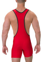 body singlet luckenwalde noir rouge 1