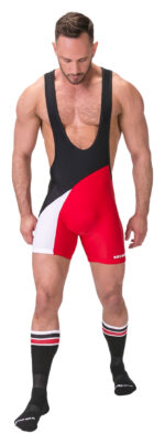 body singlet luckenwalde noir rouge 3