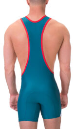 body singlet luckenwalde rouge bleu petrole 1