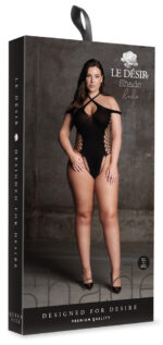 body string ouvert grande taille leda noir 1