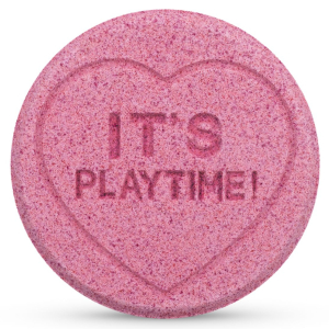 bombe de bain heart cerise