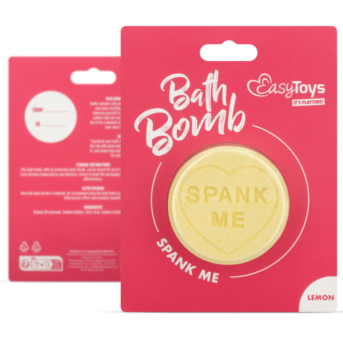 bombe de bain heart citron 2