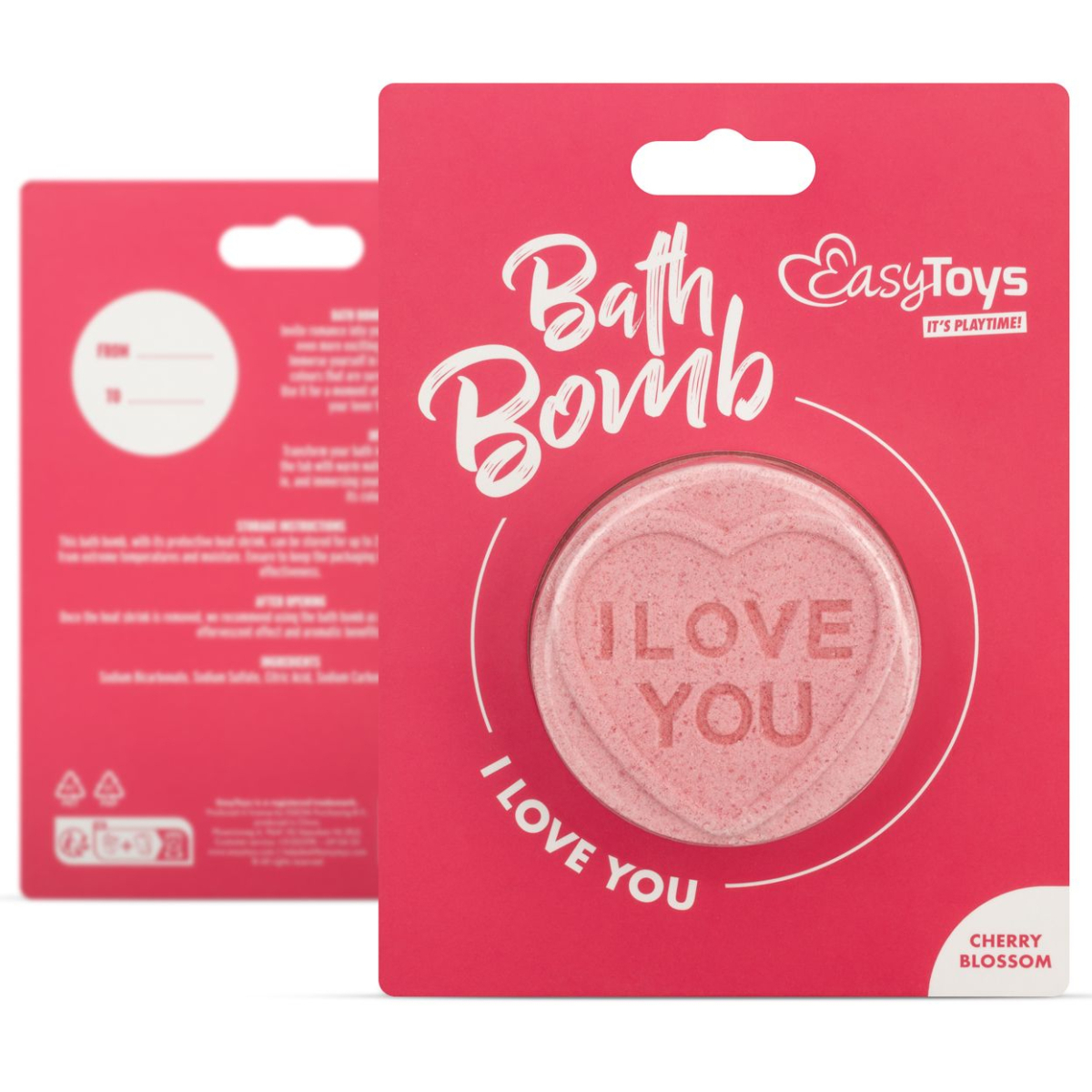 bombe de bain heart fleur de cerisier 2