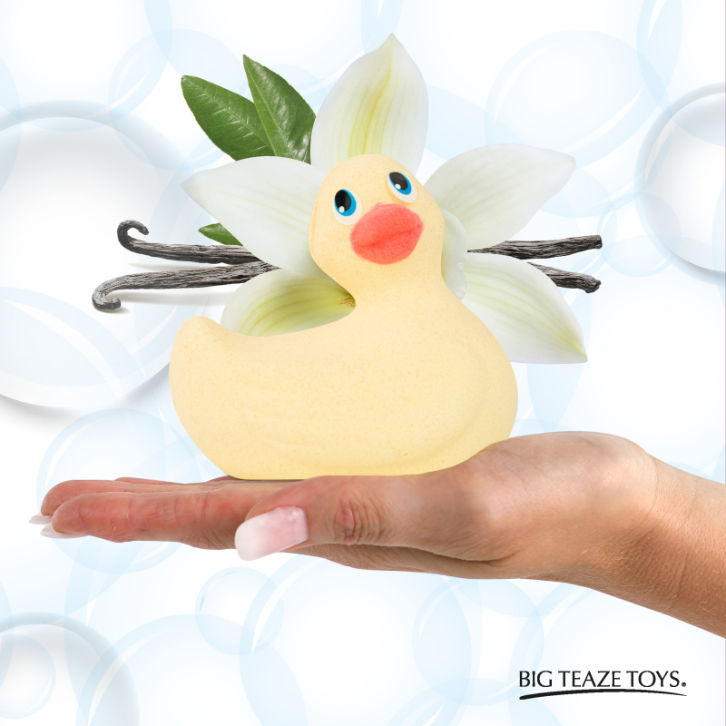 bombe de bain moussante canard parfum vanille 4