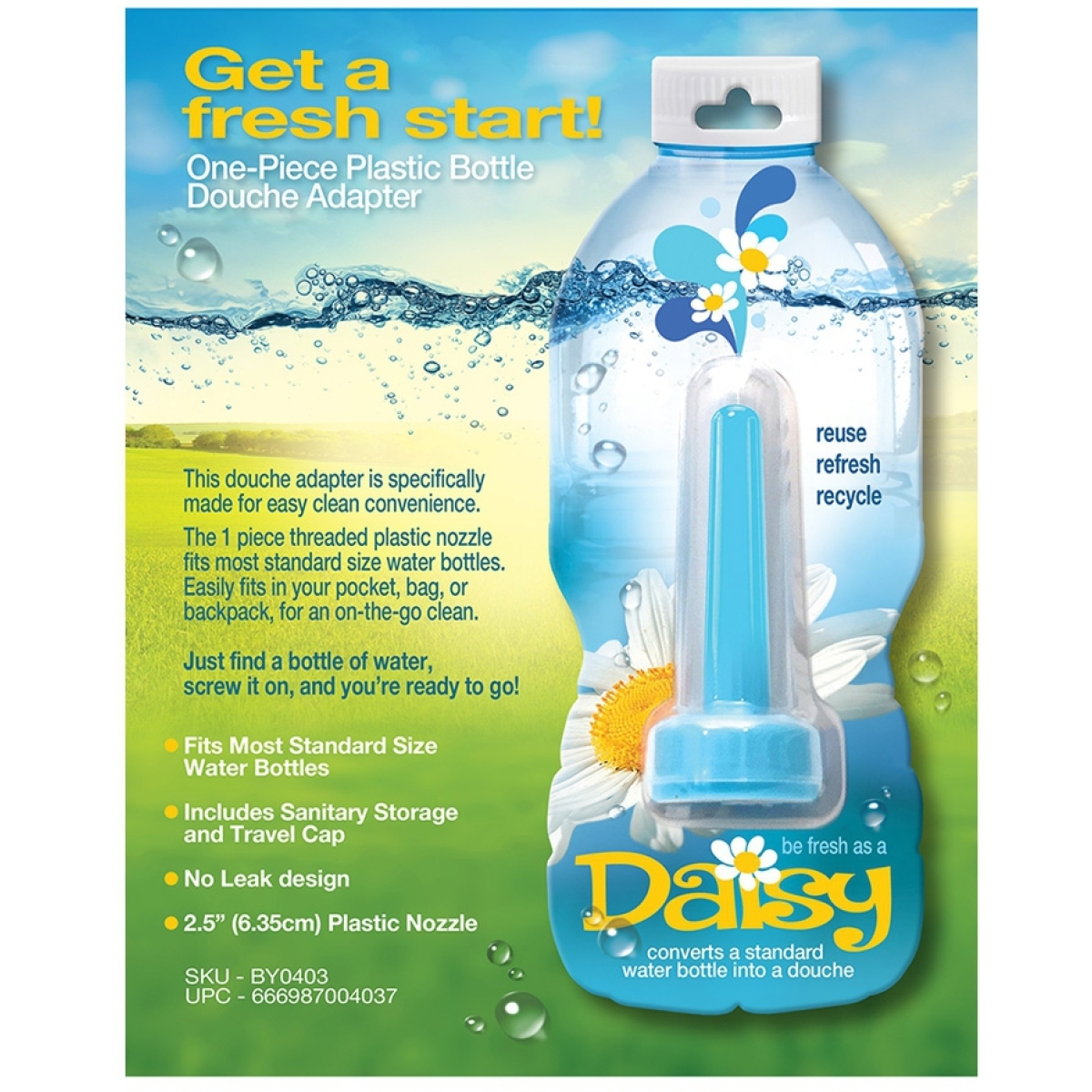 boneyard daisy douche blue os 6