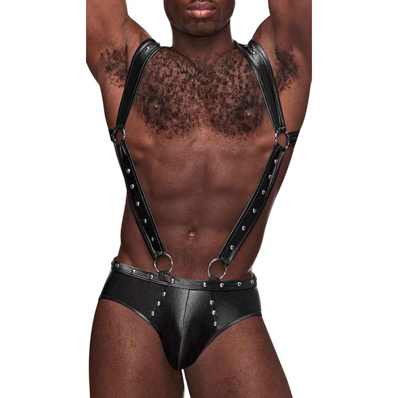 bottomless et harnais uranus male power