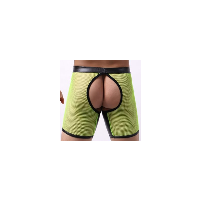 bottomless long open it jaune neon 1