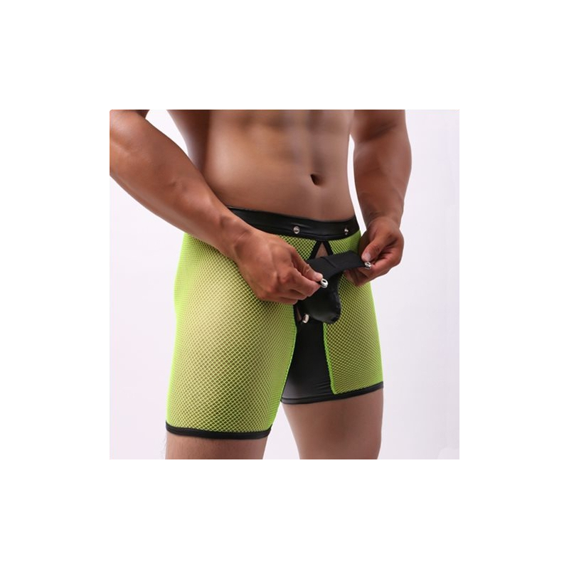 bottomless long open it jaune neon 2