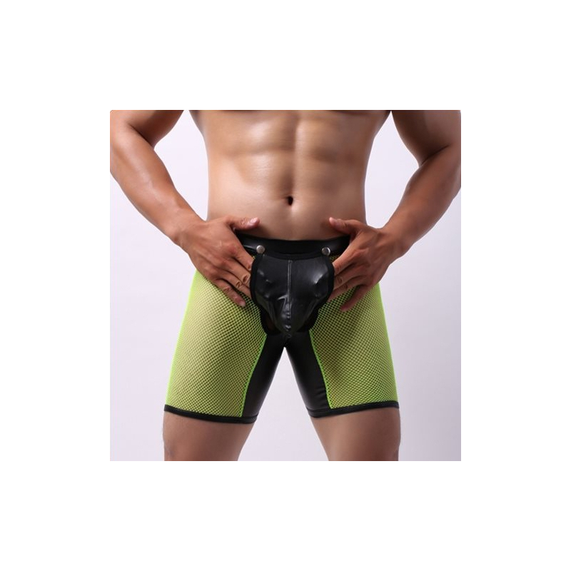 bottomless long open it jaune neon 4