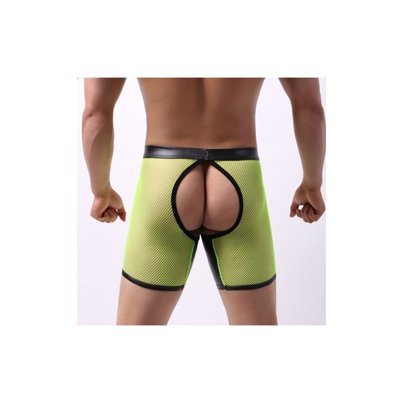 bottomless long open it jaune neon 5
