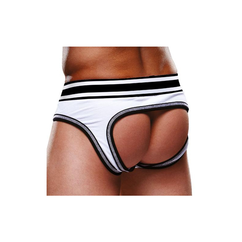 bottomless open brief prowler blanc noir 1