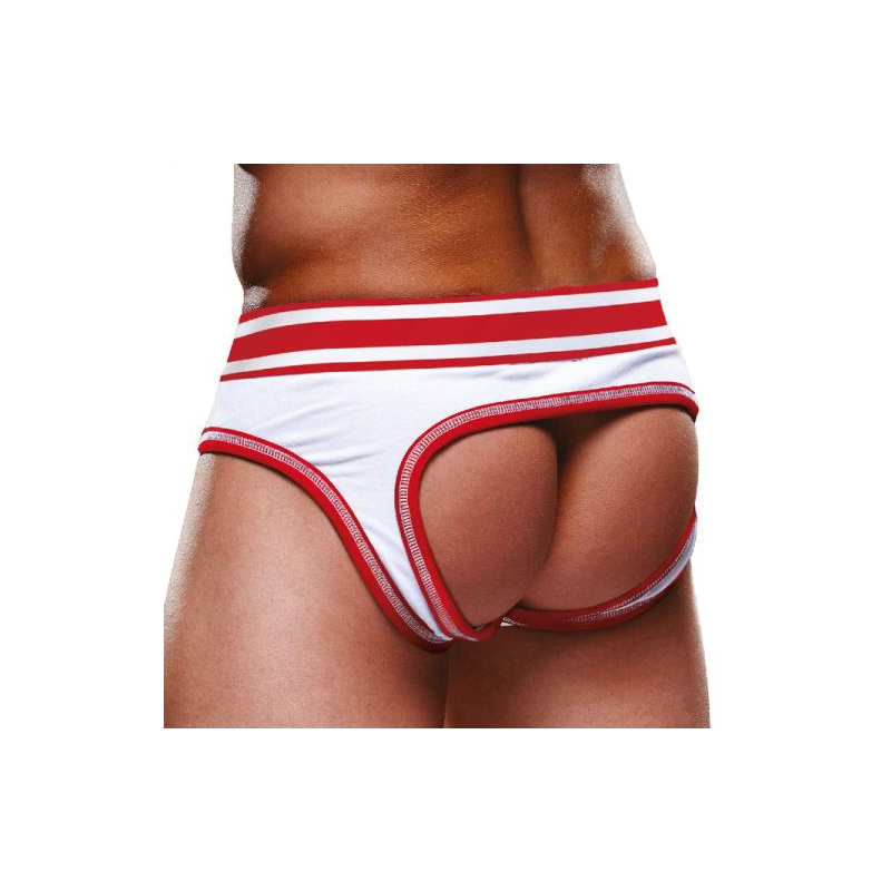 bottomless open brief prowler blanc rouge 1