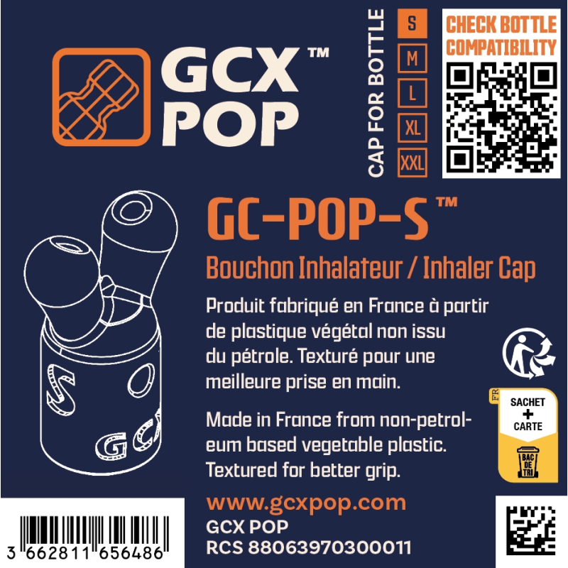 bouchon diffuseur precis d arome gc pop taille s 3