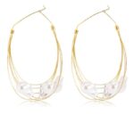 boucles d oreille gold ear 10cm 2