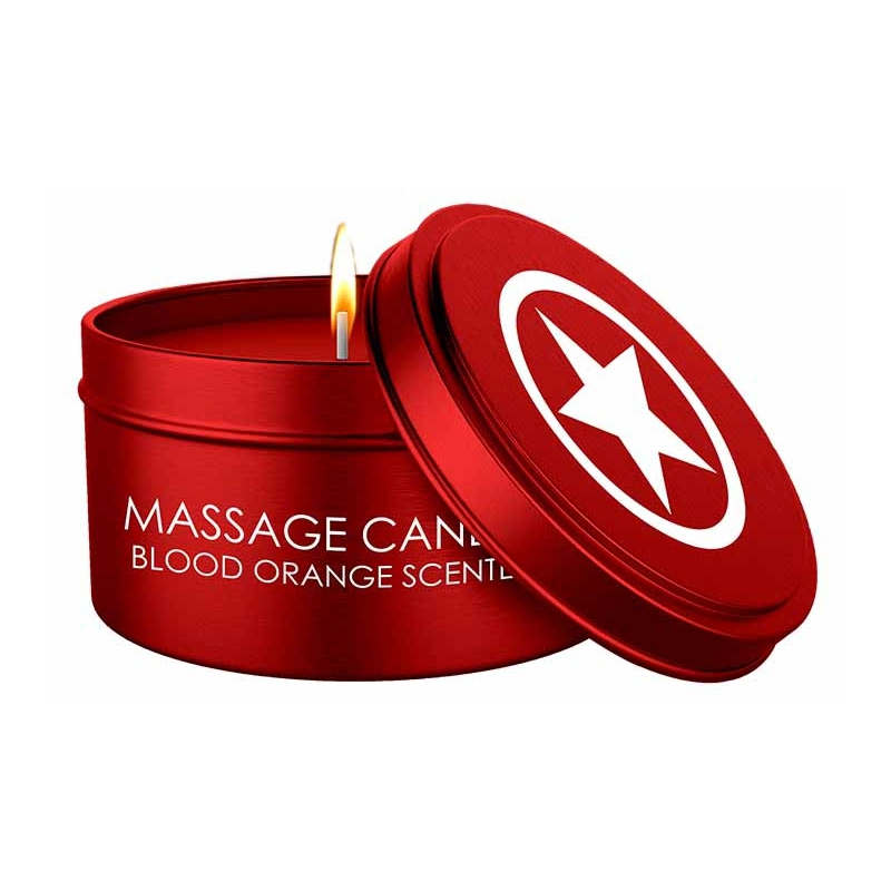 bougie candle star orange sanguine 50g