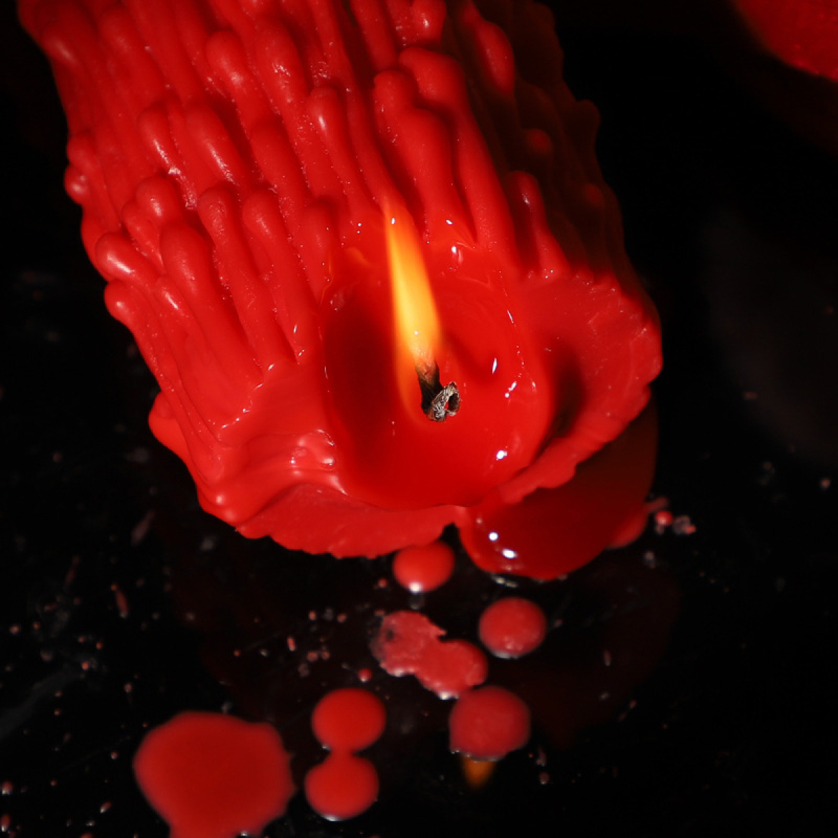 bougie passiondrip rouge 2