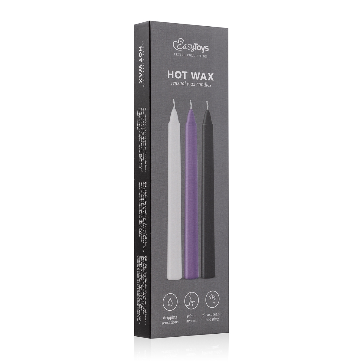 bougies sensuelles hot wax 17cm 1