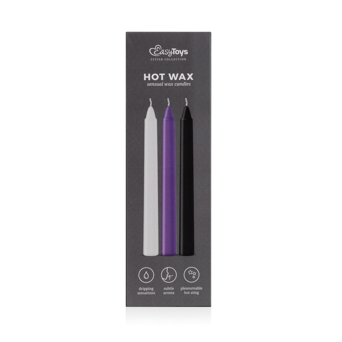 bougies sensuelles hot wax 17cm 4
