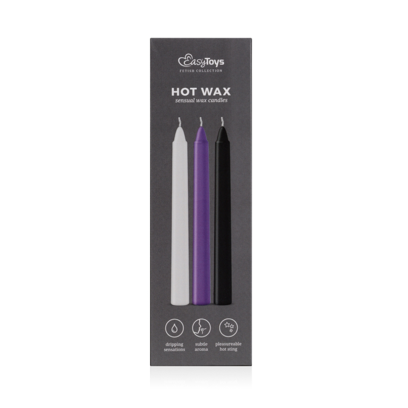 bougies sensuelles hot wax 17cm 4