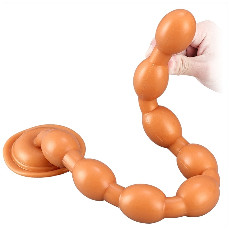 boules ael beads 47 x 35 cm orange 1